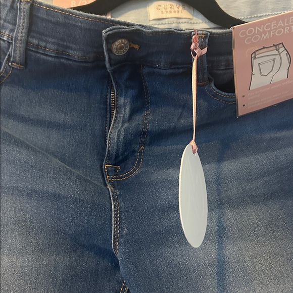 Classic Blue Skinny Jeans for Women - Picture 3 of 4